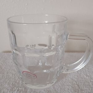 Vintage Alpine Cuisine Glass Mug Clear Nwot